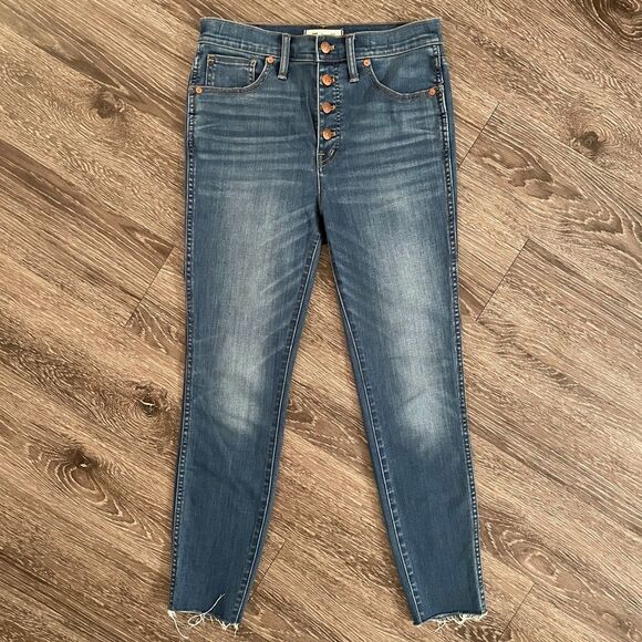 Madewell 10” high rise skinny crop - Picture 1 of 7